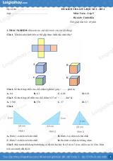Đề kiểm tra giữa học kì 2 Toán 5 Cánh diều - Đề số 4